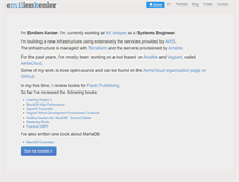 Tablet Screenshot of emilienkenler.com